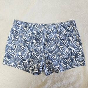 VINEYARD VINES Blue/White Shorts size 0 Button